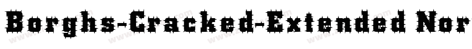 Borghs-Cracked-Extended Normal字体转换